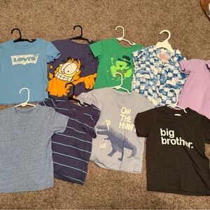 2T Kids Graphic T-Shirts Assorted Pack x9